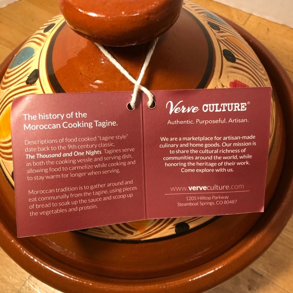 Moroccan Cooking Tagine by Verve Culture Traditional Ceramic Tagine Handmade - Picture 4 of 12